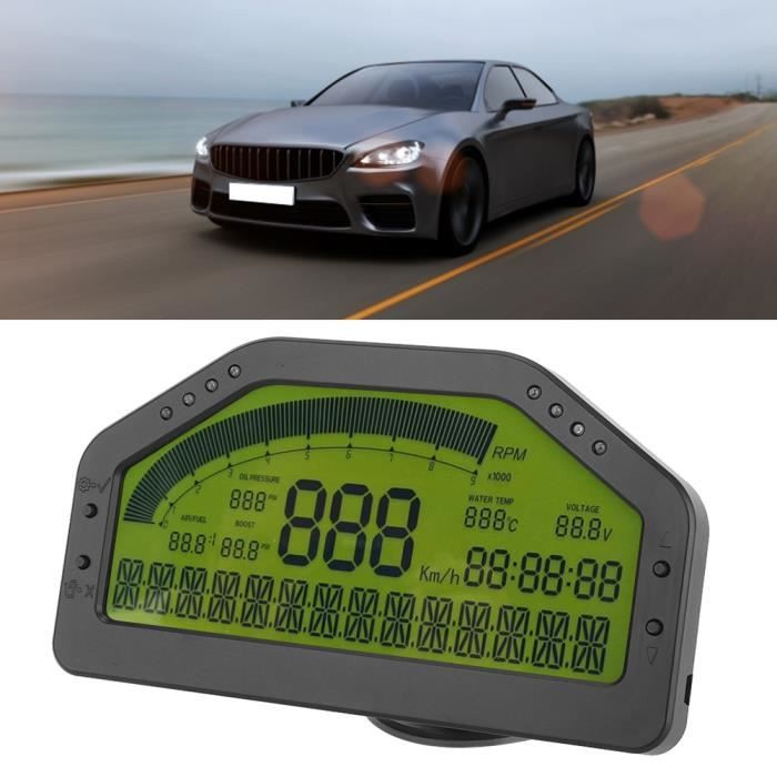 Ashata capteur d'affichage de course SINCOTECH 9000RPM Race Display OBD2 Bluetooth Dashboard LCD Jauge Meter