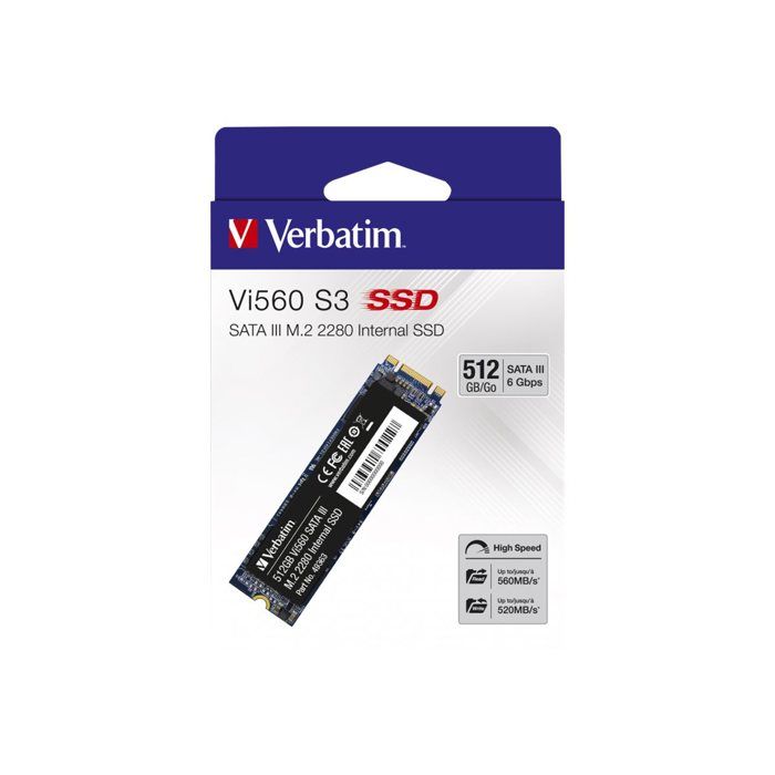 VERBATIM V Vi560 S3 M.2 Ssd 512Gb
