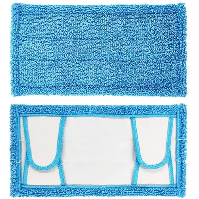 10 Lingettes Microfibre Pour Robot Lave-Vitre – Compatible Mini W-CC02-0012 – Lavable Et Réutilisable