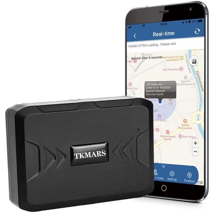 Traceur GPS Voiture avec Carte Sim Balise GPS Disponible dans Plus de 40  Pays Tracker Aimant Intégré Étanche pour Voiture de Lo A122 - Cdiscount Auto