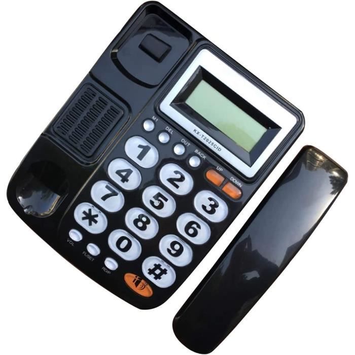 Téléphone Fixe À Gros Boutons Téléphone Fixe Téléphone