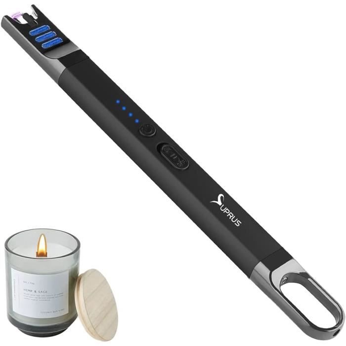 NCKIHRKK Allume Bougie Électrique, 2 Briquets USB Rechargeables avec