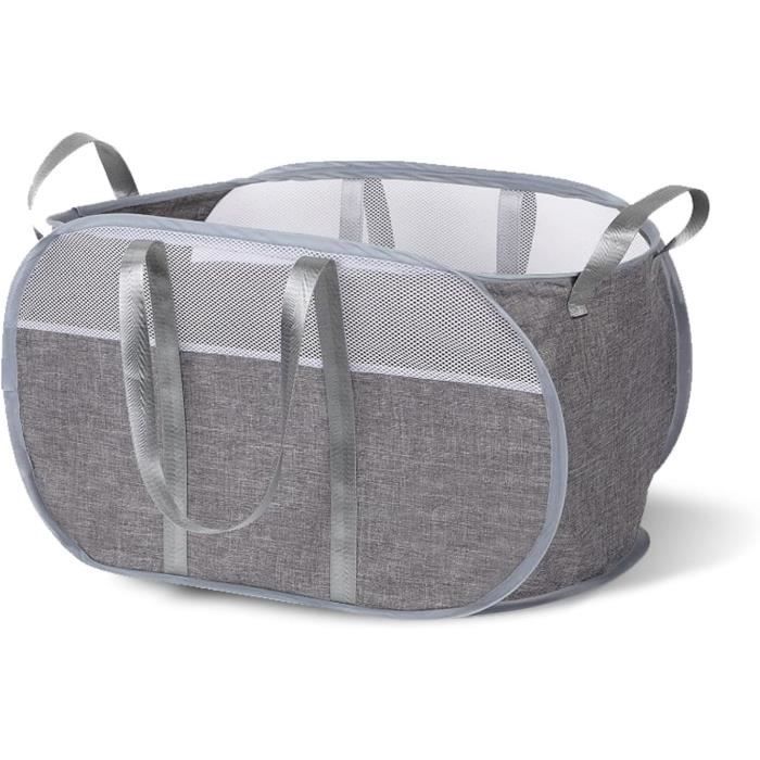 Relaxdays panier à linge pop up - panier de rangement enfants - panier