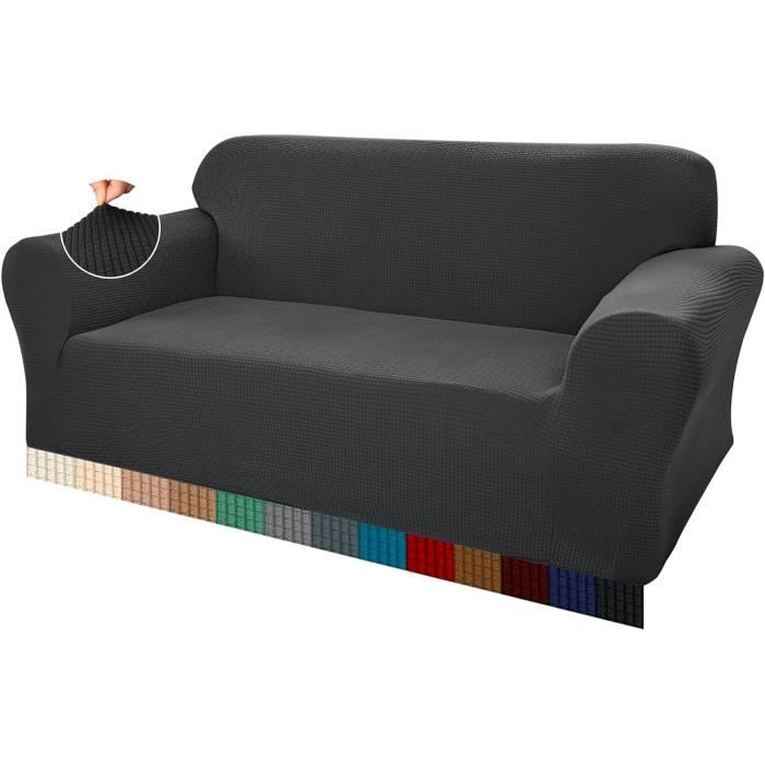 Housse De Canapé Universelle LineSofa - Beige, élasthanne Extensible - Taille XL (4 Places)