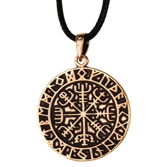 arbre de vie pendentif medaillon medaille bronze bouclier chance celte breton celte celtique viking rune