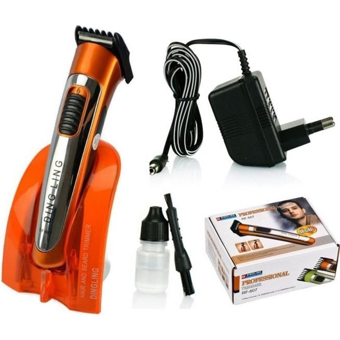  Tondeuse Barbe et Cheveux Rechargeable DINGLING 