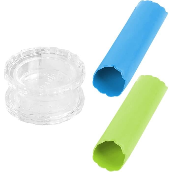 Presse-ail Avec Brosse De Nettoyage En Silicone Et éplucheur Intégré - Neuf - Marque Générique