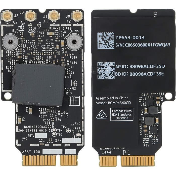 Per Mac OS / Hackintosh PCIE Scheda Di Rete Wifi BCM94360 DUAL BAND 802.11AC Pci-e X1 X16 Adattatore Wireless Desktop 1750Mbps - Foto 2