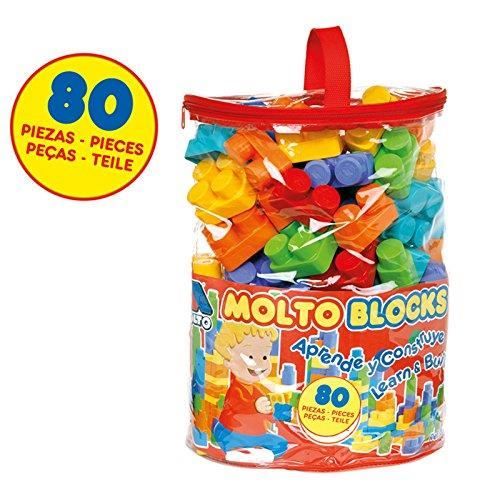 M MOLTO Blocks Bag 80 pcs. 12461 Cdiscount Jeux Jouets