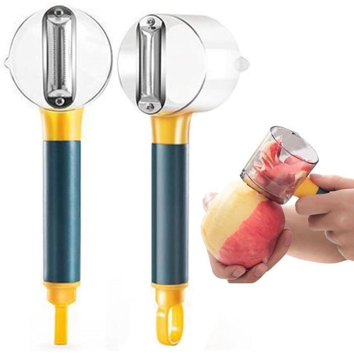Eplucheur pomme de terre - éplucheur en acier inoxydable pour carottes, aubergines, poires, mangues et concombres, avec poignée ergonomique | Leroy Merlin