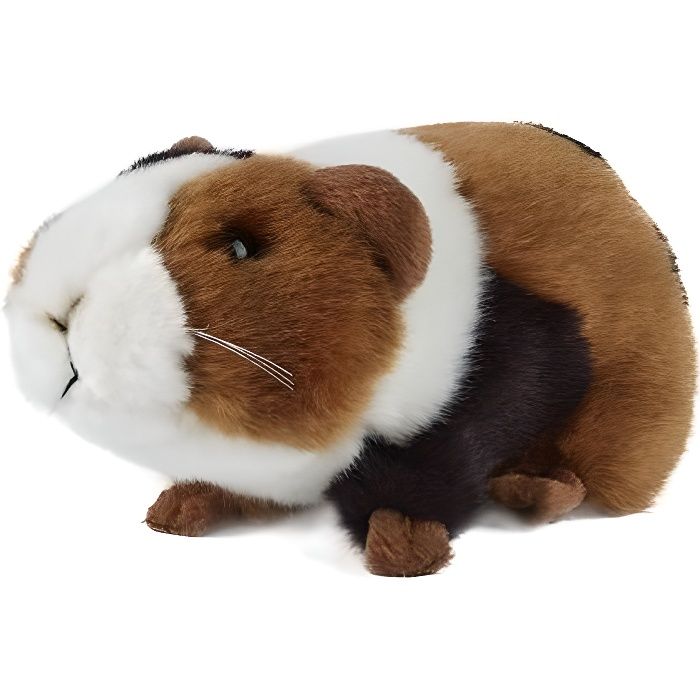 Doudou Cochon D'Inde En Peluche Teddy Hermann - 20 Cm - Multicolore - Or Et Blanc - Neuf Avec Emballage - Marque Hermann