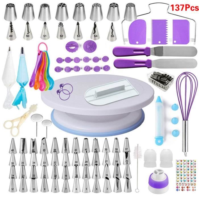 Lot De 14 Outils De Décoration De Gâteaux - Pinceaux, Aiguilles Et Pinces Pour Pâtisserie Créative