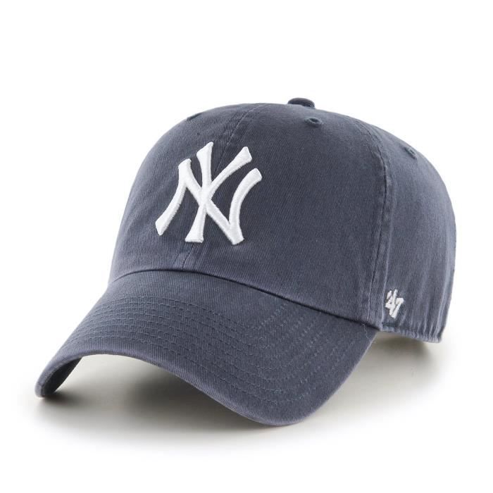 47 Brand Casquette Clean Up New York Yankees Jaune