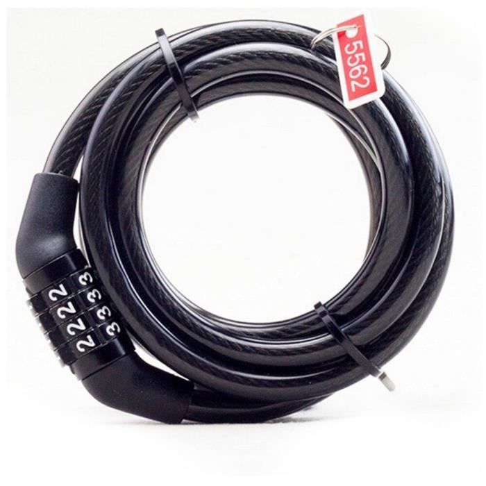 Serrure à Code Filaire | Serrure à Combinaison à 3 Chiffres avec câble en Acier,Cadenas à