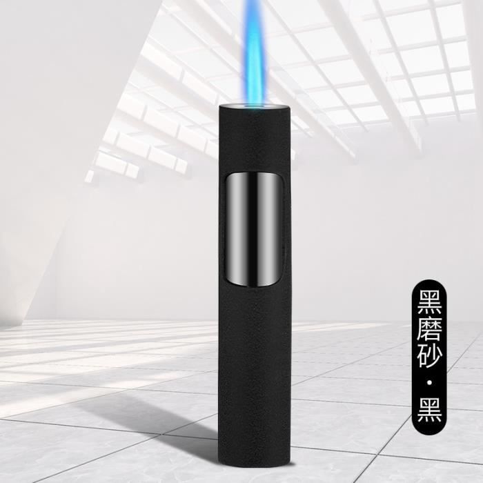Briquet à Gaz Cylindrique Rechargeable – Métal – Hauteur 5,5 Cm – état De Marche