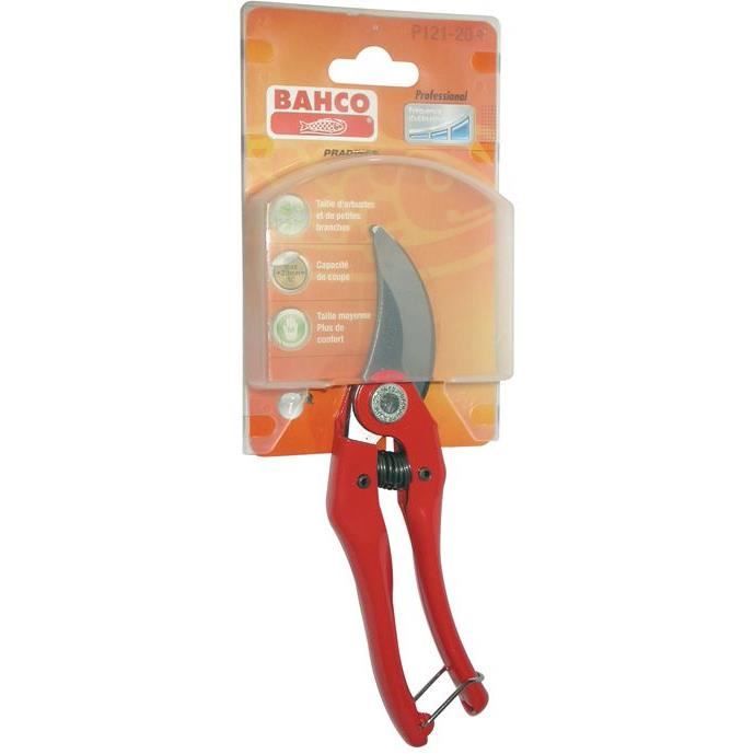 Sécateur acier embouti Bahco Longueur 20 cm - vue 2