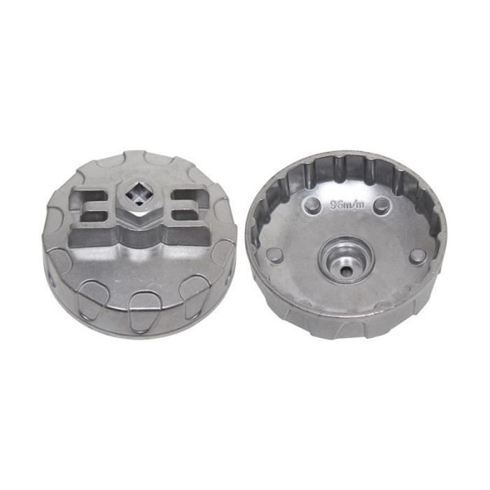 Clé à filtres cloches - Renault - Ø 96 mm - 18 pans - Aluminium injecté - 190 g