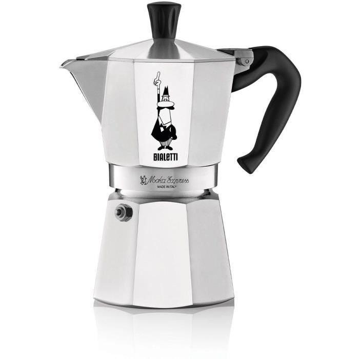 Cafetière à pression alu Moka Express Bialetti 6 t