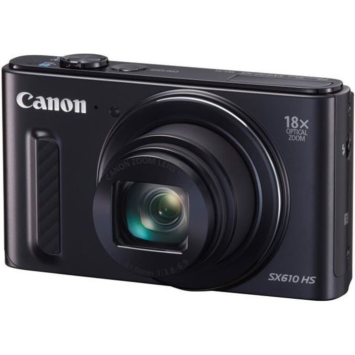 CANON POWERSHOT SX610 HS Noir - CMOS 20 Mpix Appareil photo numérique Compact