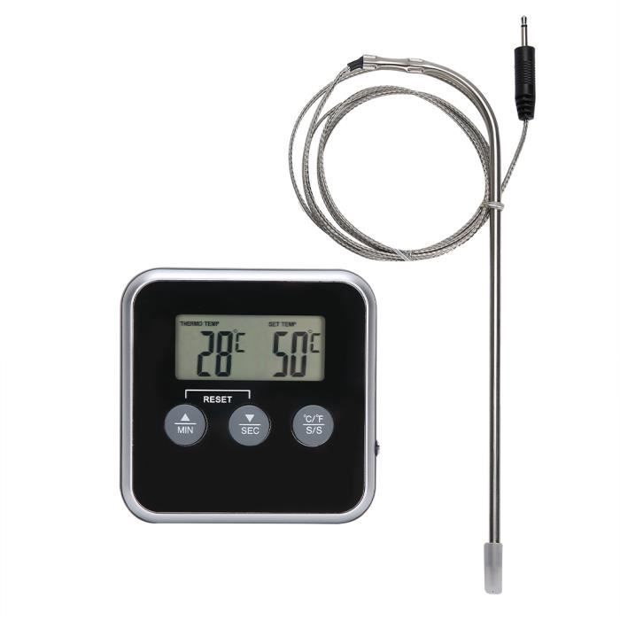 Thermomètre de Cuisson Longue Sonde de Température Thermomètre Cuisine  Digital Barbecue, Pâtisserie - Cdiscount Maison