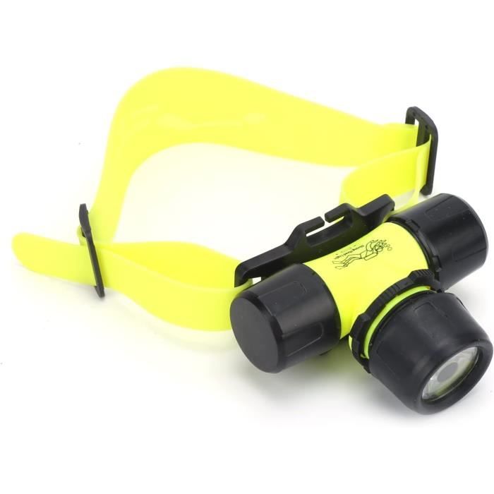 Lampe Frontale Plongée étanche USB-C - 350 M Portée, IPX8, Rechargeable, Pour Camping Pêche Nuit