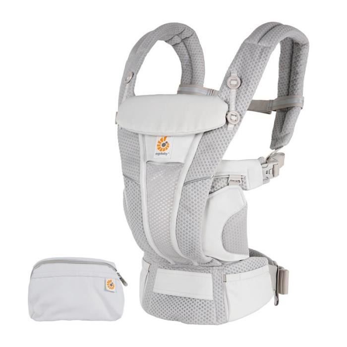Porte-bébé ergonomique Omni Breeze - ERGOBABY - Gris Perle - Respirabilité optimale - 4 positions de portage