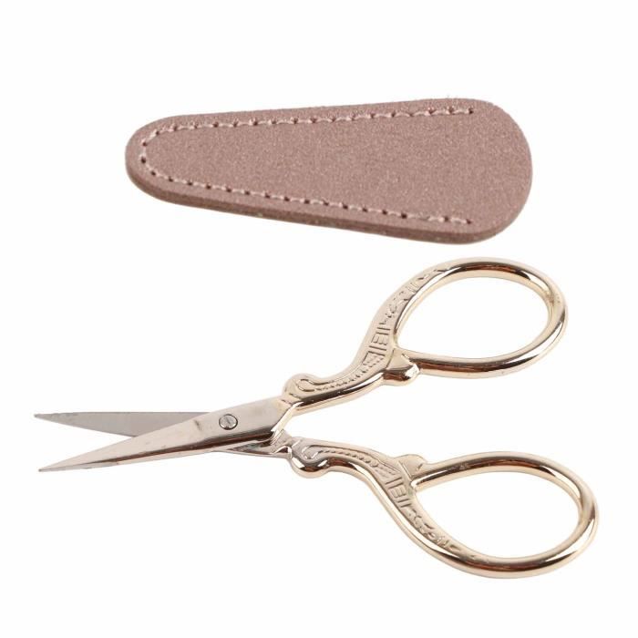Ciseaux à fil, ciseaux à fil, ciseaux à fil, gaine de protection en acier inoxydable, pince à fils pour couture, coupe-fil, ciseaux à tissu pour l'art, l'artisanat et les projets de bricolage