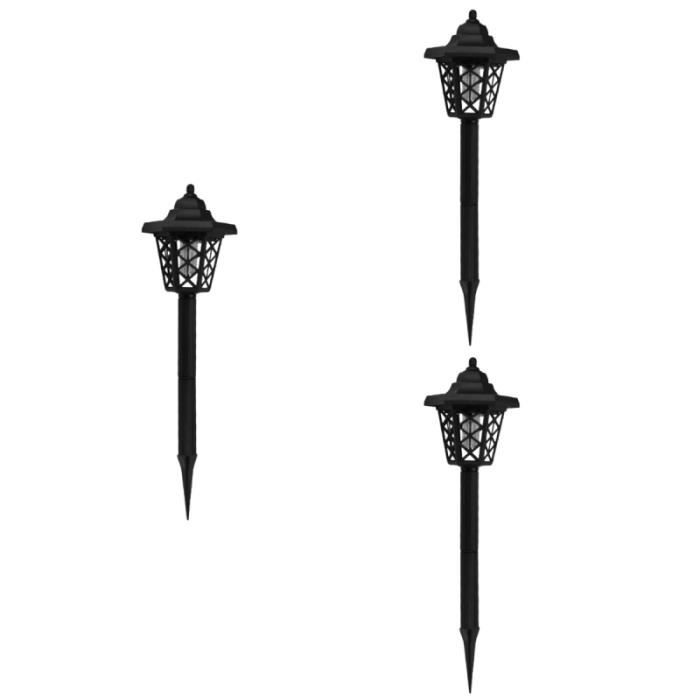 3pcs Mosquito Solar Zapper UV Lampe UV étanche Jardin extérieur Mosquito Bugs Pâts à la mouche