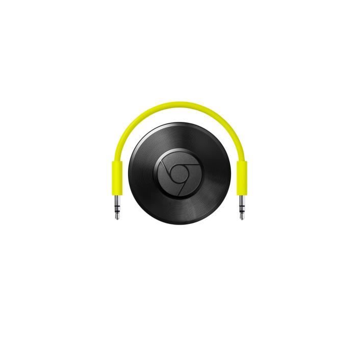 GOOGLE Chromecast Audio - Lecteur audio réseau - Noir