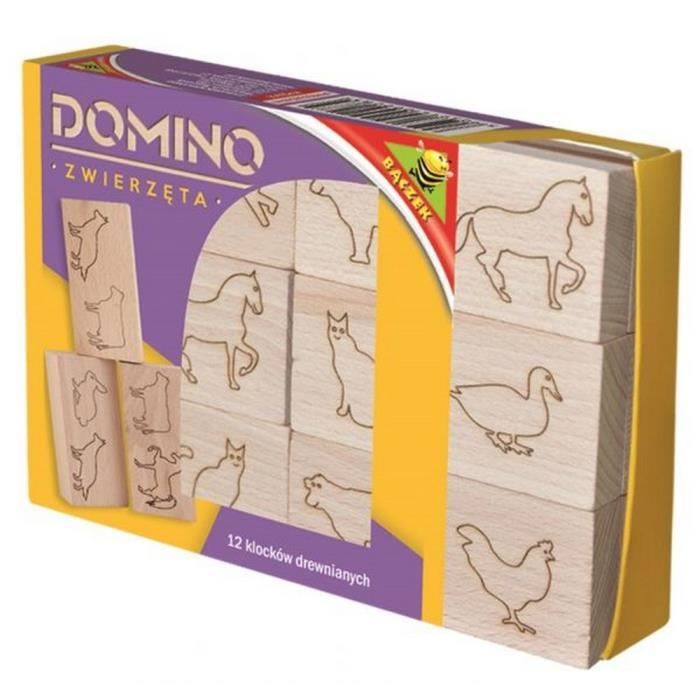 KONTONTY Support De Présentation Pour Dominos En Bois – Base Inclinée Jaune Clair 25,4x6 Cm – Multifonction