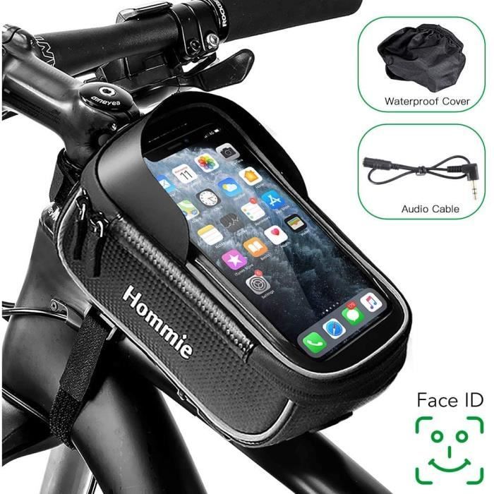 Étui étanche pour sac guidon vélo montagne VTT pour support téléphone portable