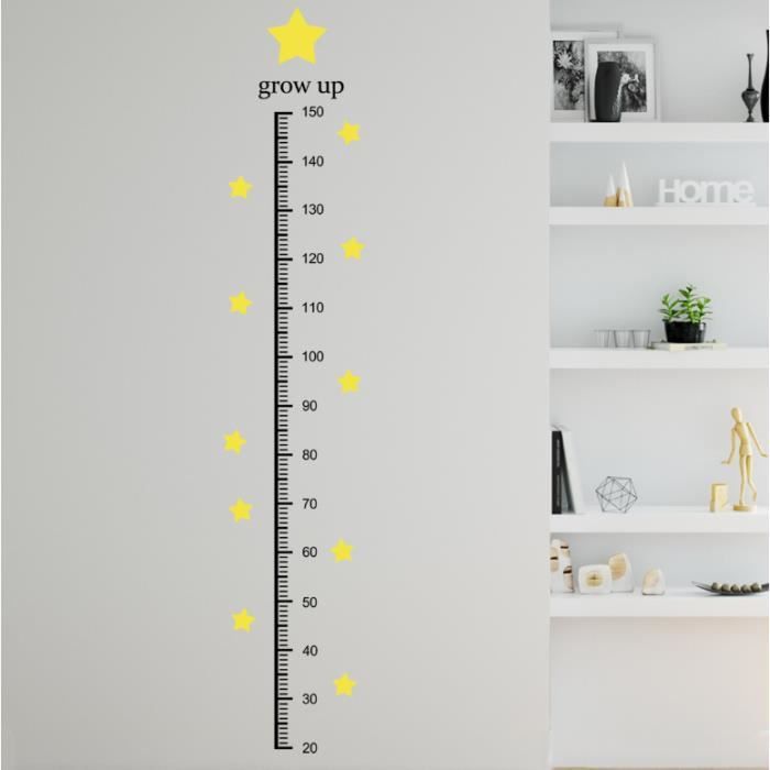 Chunful Tableau De Croissance En Bois Pour Enfants Avec Cadres Photo