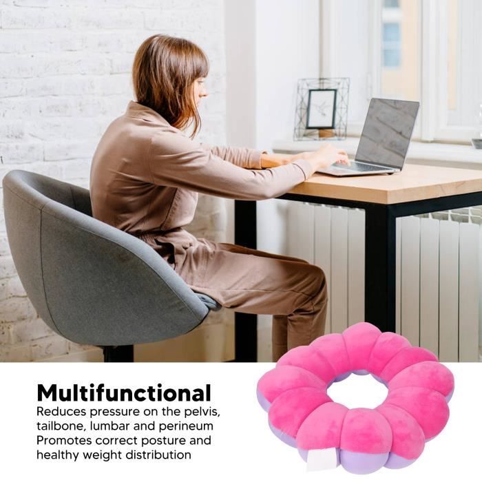 Oreiller Triangulaire Gonflable Portable - Coussin De Positionnement Pour Jambes, Genoux, Dos, Soulagement Post-Chirurgie Et Voyages
