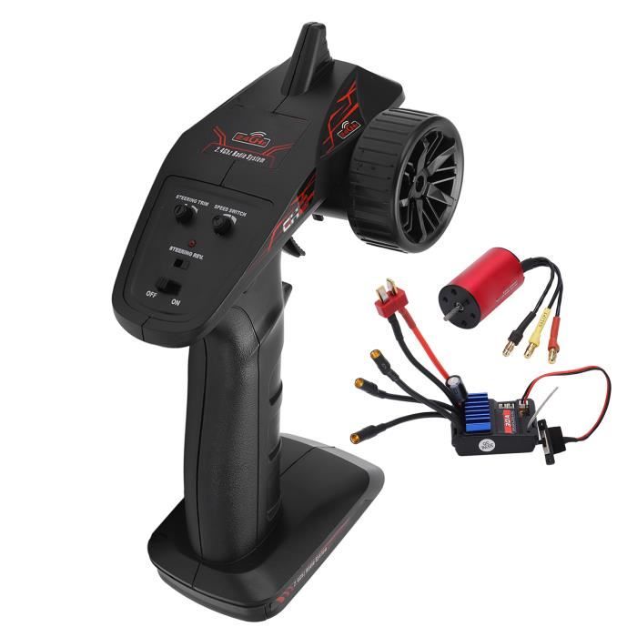 Télécommande RC INJORA 2.4GHz 4 Voies Avec Récepteur - Pour Voiture Et Bateau RC