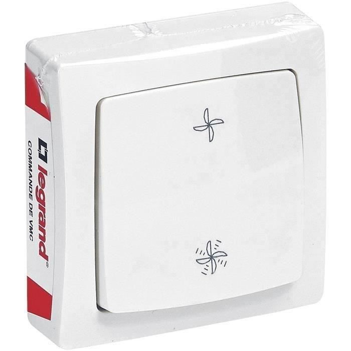 LEGRAND - Asl commande vmc saillie blanc