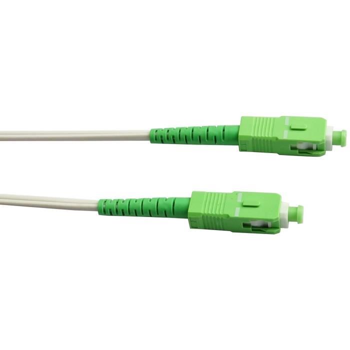 Câble fibre optique pour Livebox, SFR box et Bbox 5m00