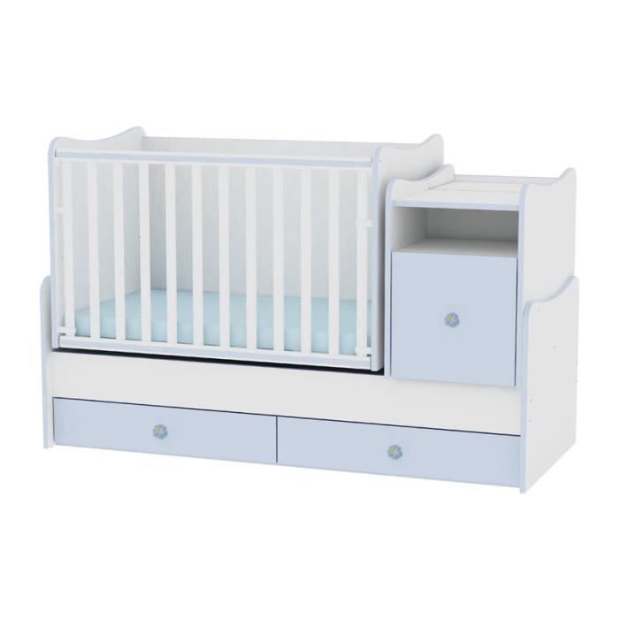 Lit Bebe Evolutif Trendplus 3en1 Lorelli Bleu Claire Cdiscount Puericulture Eveil Bebe