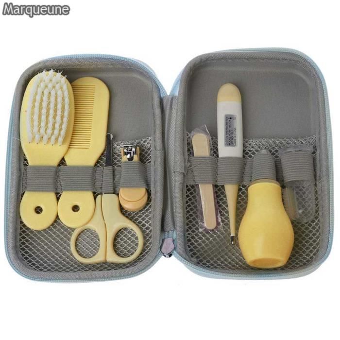 Trousse De Soin Bebe Complete Marqueune 8 Accessoires Jaune Cdiscount Puericulture Eveil Bebe
