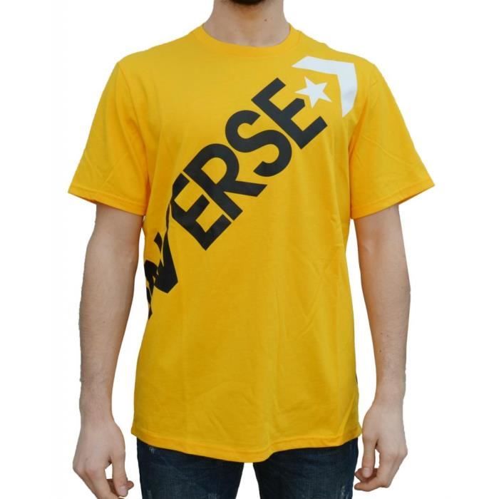 T shirt converse femme jaune clearance