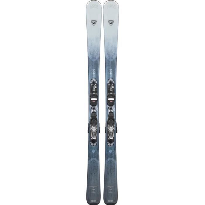 Pack De Ski Rossignol Experience W 80 Ca + Fixations Xp11 Bleu Femme