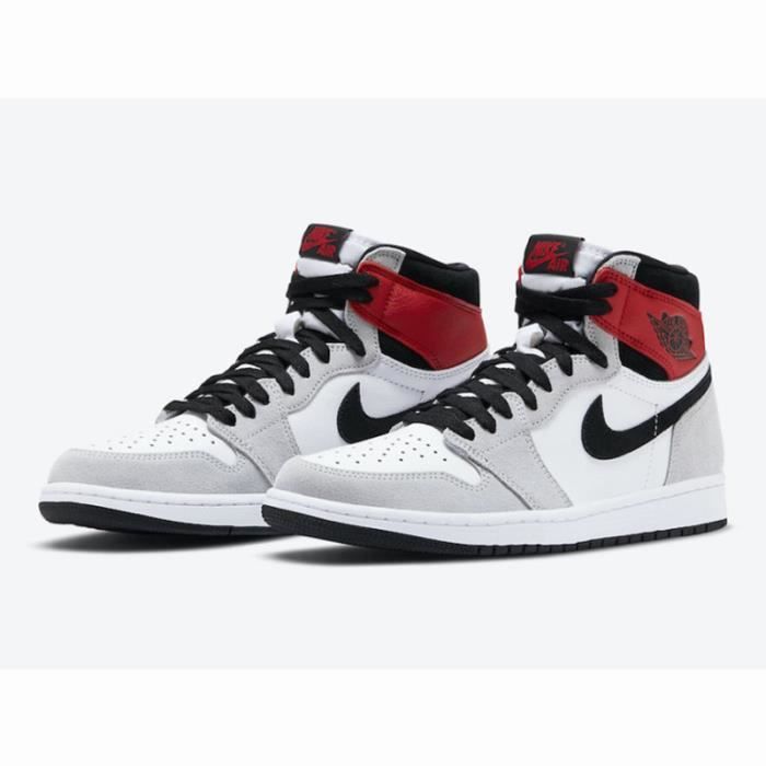 Basket Nike Air Jordan 1 High Run Retro Homme Femme Gris Taille 42 Gris Cdiscount Chaussures
