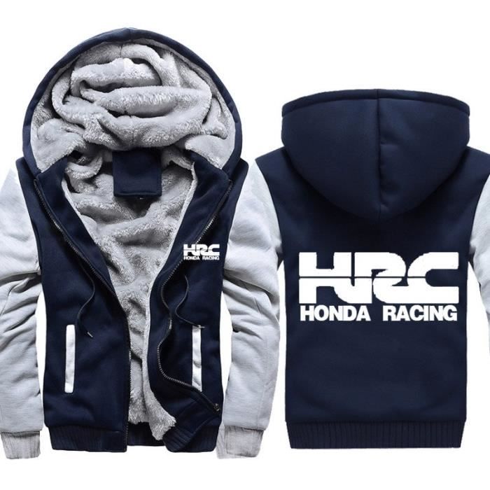 IGUC 92 Veste capuche paisse avec Logo de voiture et moto pour