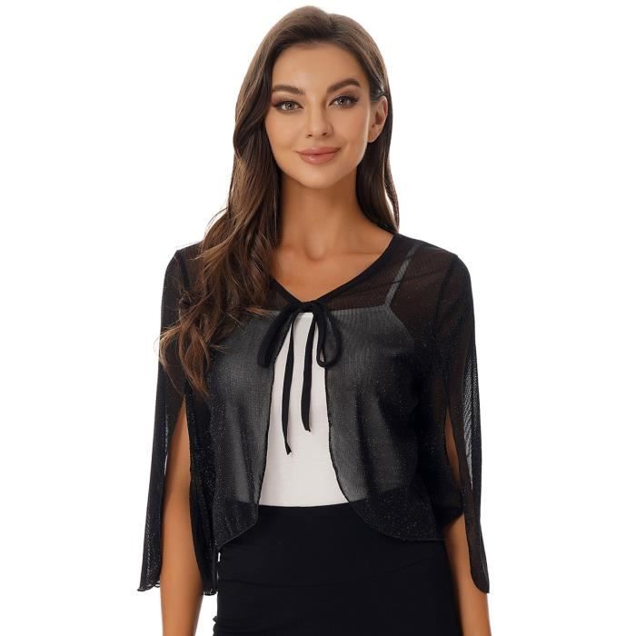 Bolero mariage noir 2025