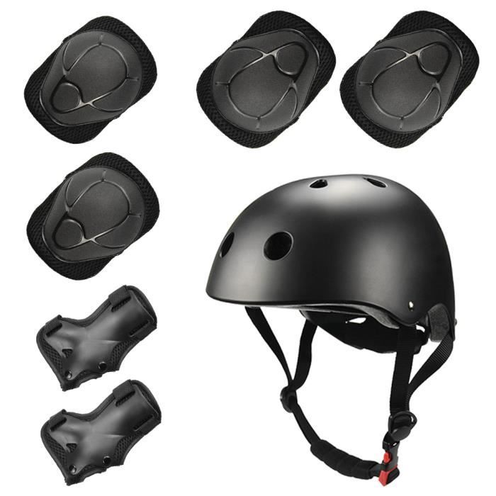 Genouillères ROCKBROS Vélo/skate - Armure Coque Dure Réfléchissante Orange