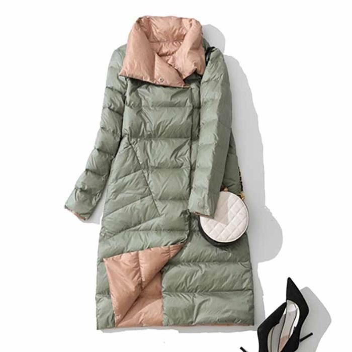 ECELEN doudoune femme automne et hiver chaude longue doudoune