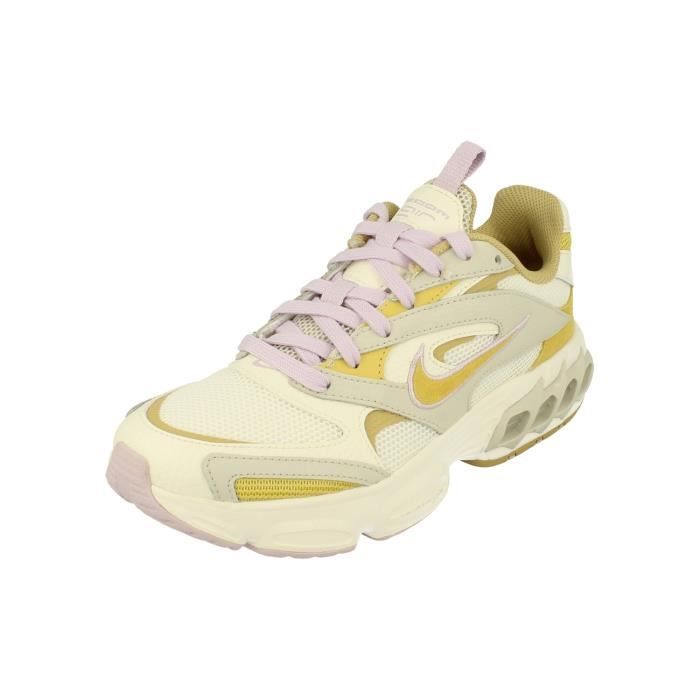 chaussures de running nike femme air zoom fire dv6977 - blanc - jaune - enfant - garçon - régulier