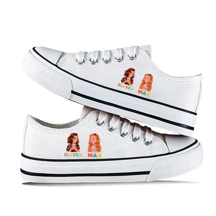 Baskets en toile Stranger Things 4 entourant de nouvelles chaussures en tissu respirant chaussures d tudiant d contract