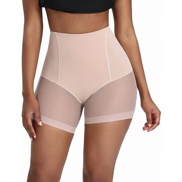 Xnova Culotte Gaine Amincissante Taille Haute – Shorty Anti-Frottement Cuisses, Ventre Plat Invisible Sous Robe, 88% Nylon 12% Élasthanne