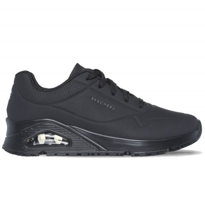 Skechers running hot sale femme noir