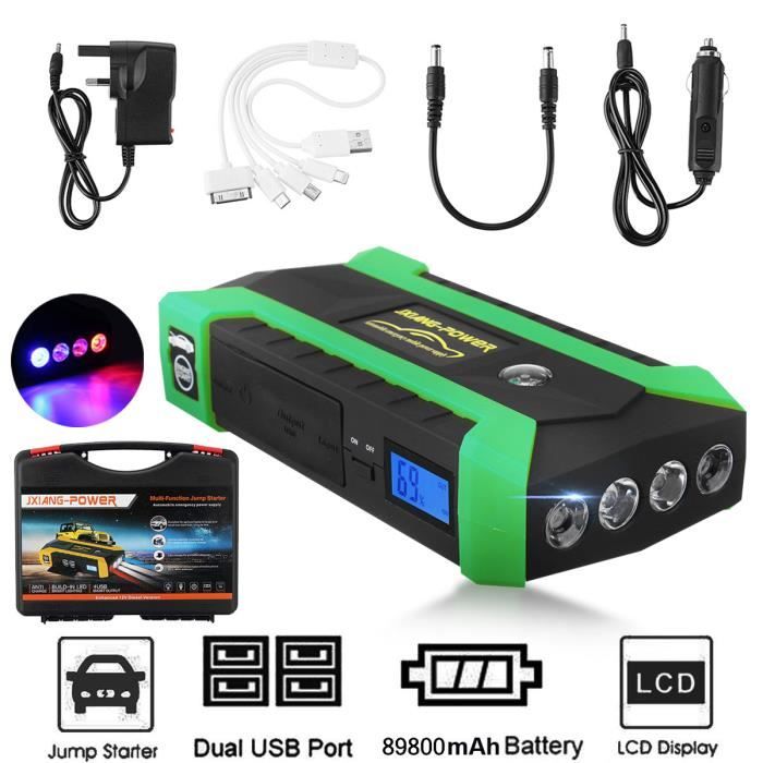 Tempsa 89800mah 12v Voiture Chargeurs Batteries Jump Starter 4 Usb